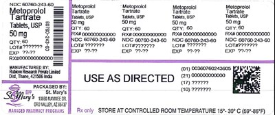 Meto (Metoprolol 60760 243 60)